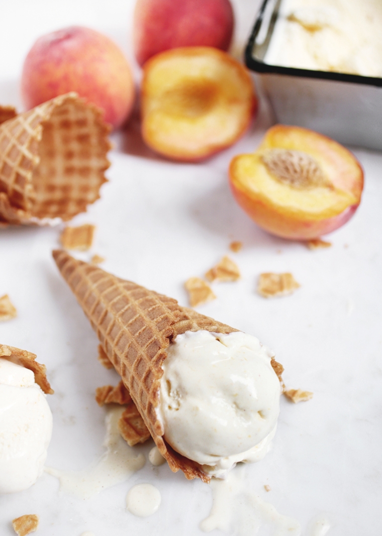 Peach Ice Cream @themerrythought