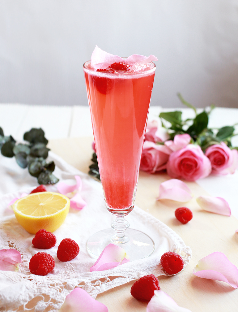 Raspberry Rose Mocktail - The Merrythought