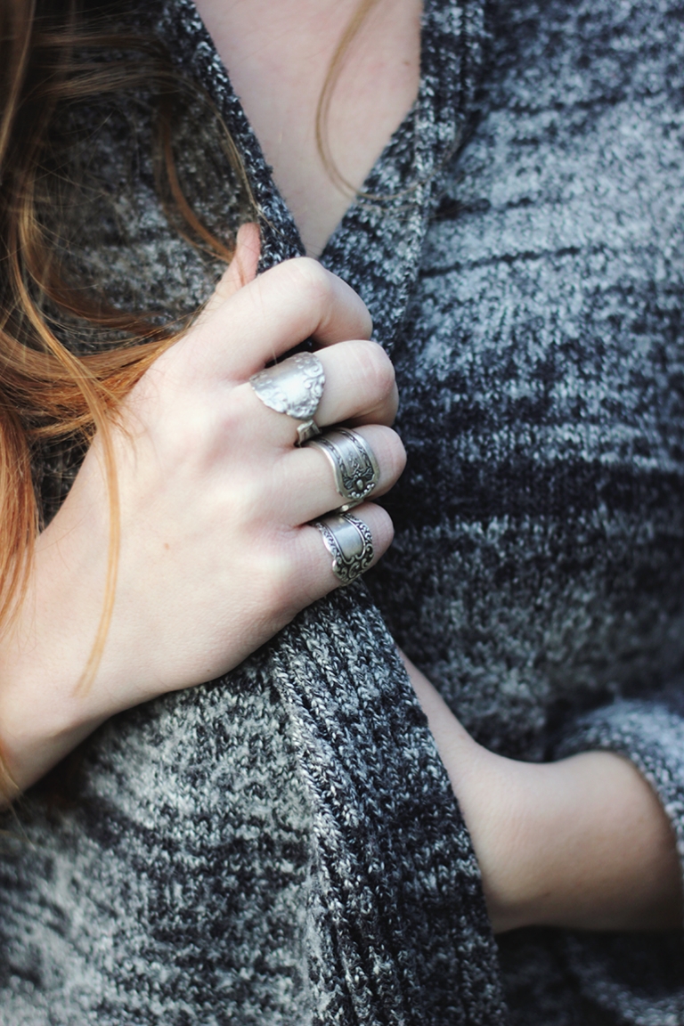 How to make SPOON RINGS!! 