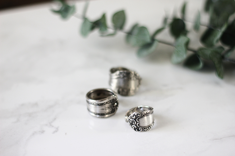 How To DIY Silver Spoon Ring - The Everyday Farmhouse