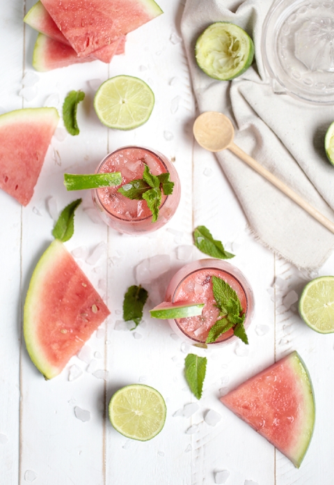 Watermelon Mojito Mocktail - The Merrythought