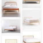 collection of wood spindle beds