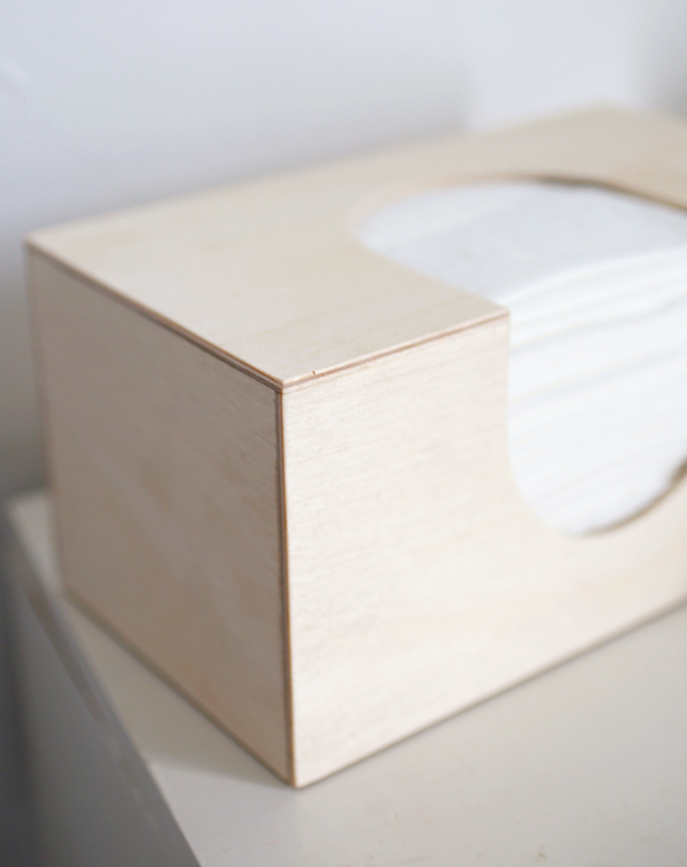 DIY Wooden Tissue Box Cover - The Merrythought
