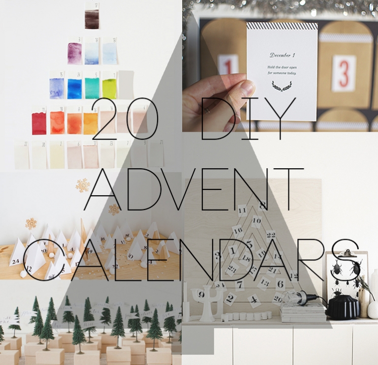 20 DIY Advent Calendars @themerrythought