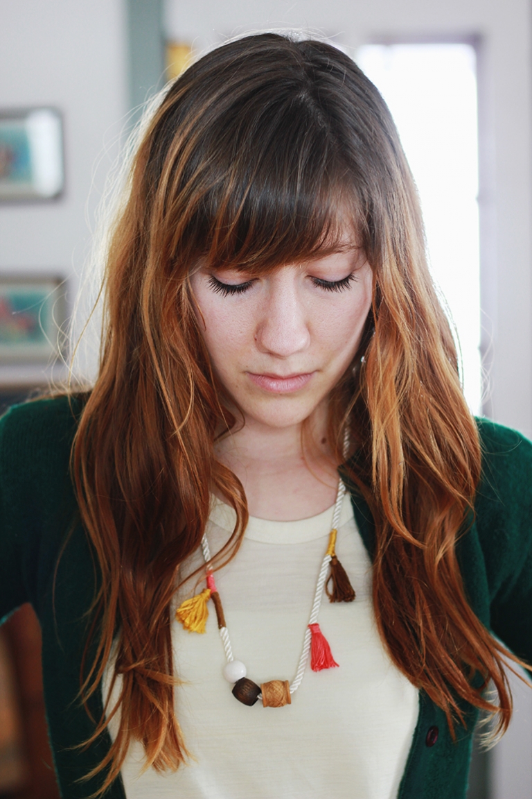 Anthro Inspired Tassel Necklace // The Merrythought