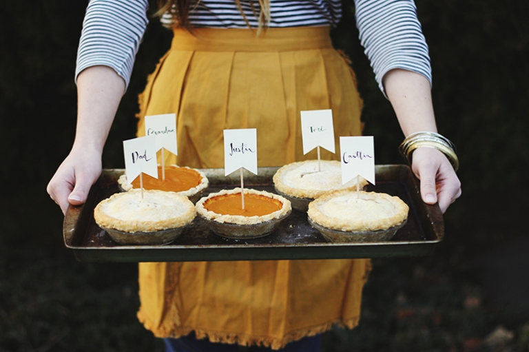 Mini Pie Place Cards @themerrythought