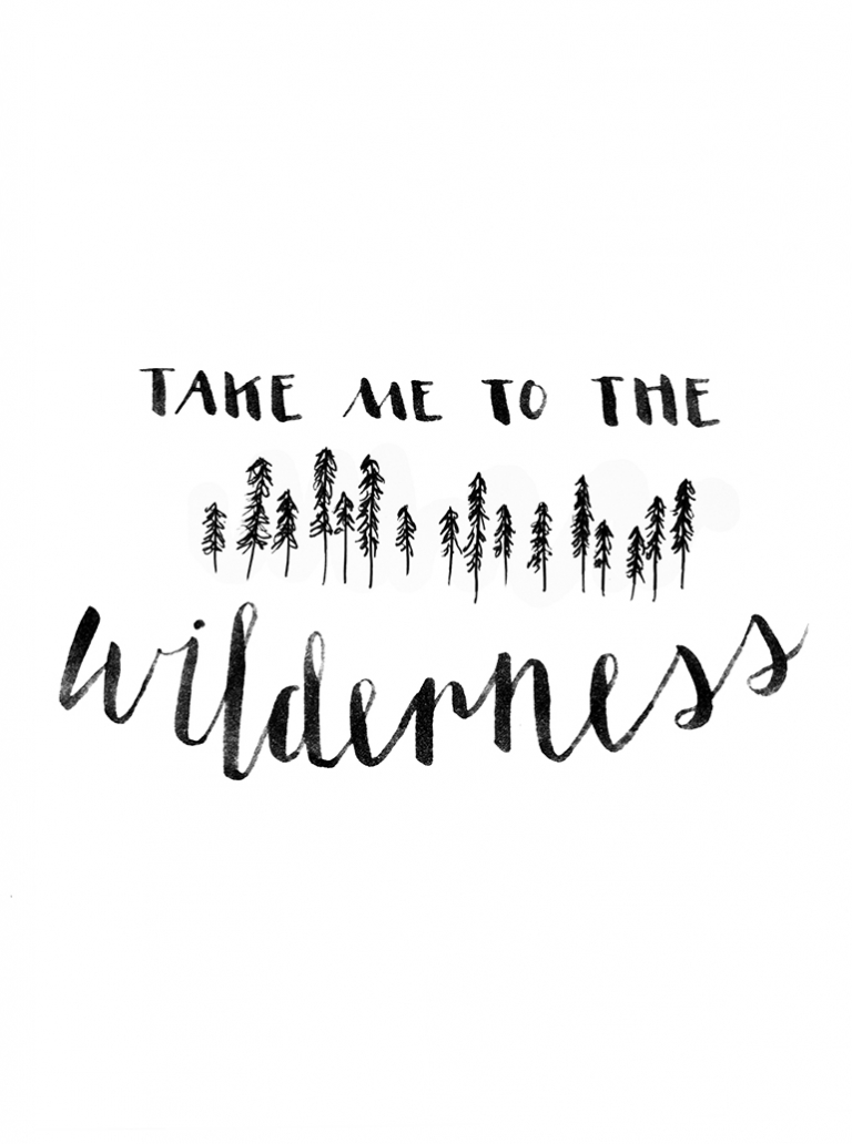 Free Wilderness Printable @themerrythought